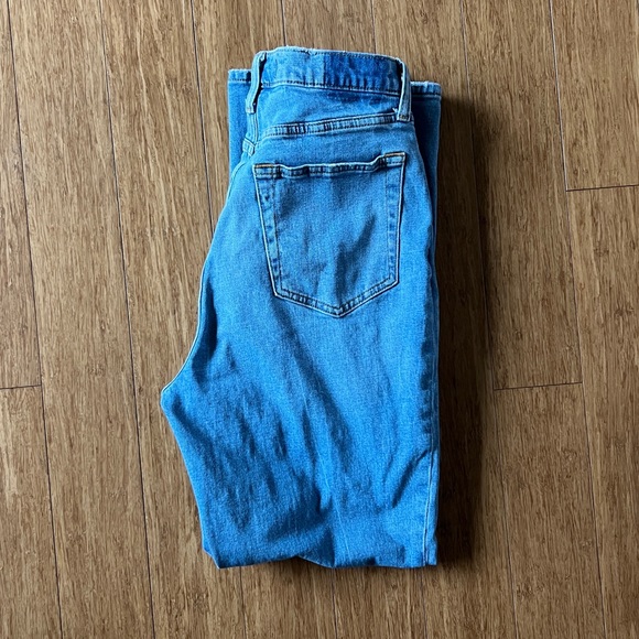 Abercrombie & Fitch Women's Straight Leg Jeans - Light Blue - Picture 6 of 7